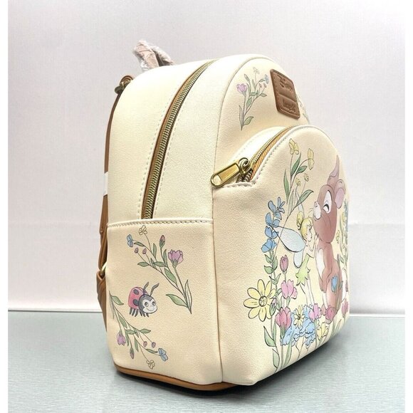LOUNGEFLY DISNEY TINKER BELL & BUNNY MINI BACKPACK NWT - Picture 4 of 15